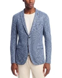 John Varvatos - Melange Jersey Slim Fit Soft Jacket - Lyst