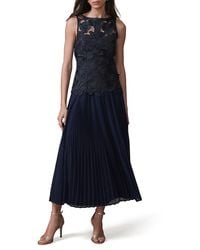 Mint Velvet - Floral Applique Maxi Dress - Lyst