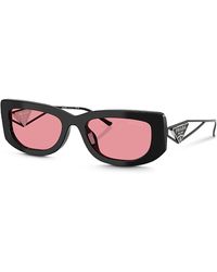 Prada - Symbole Rectangular Sunglasses, 53Mm - Lyst