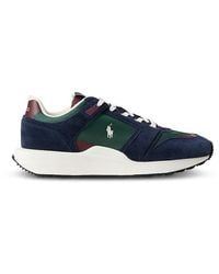 Polo Ralph Lauren - Train 89 Suede & Oxford Sneakers - Lyst
