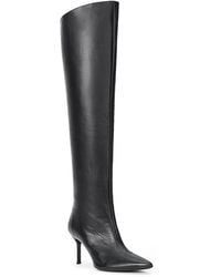 STAUD - Sebastian Leather Over-The-Knee Boots - Lyst