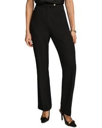 Donna Karan - Donna Karan Straight Leg Pants - Lyst