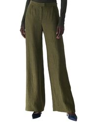 Jason Wu - Crinkled Satin Trousers - Lyst