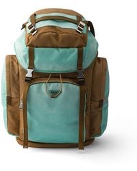 Prada - Large Re-Nylon And Saffiano Leather Backpack - Lyst
