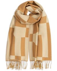 Echo - Geo Double Face Jacquard Scarf - Lyst
