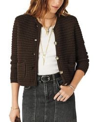 Ba&sh - Gaspard Crewneck Cardigan Sweater - Lyst