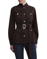 DL1961 - Utility Belted Denim Jacket - Lyst
