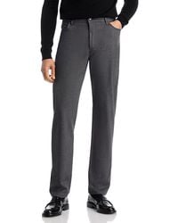 Canali - Stretch Wool Regular Fit Five Pocket Pants - Lyst