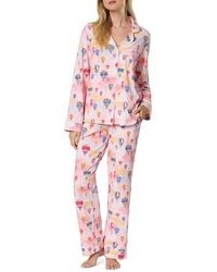 Bedhead - Printed Long Sleeve Classic Pajama Set - Lyst