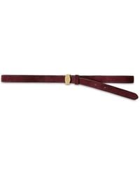 Veronica Beard - Dash Suede Belt - Lyst