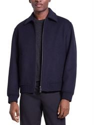 Theory - Melton Wool Bomber Jacket - Lyst