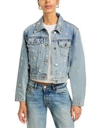 Steve Madden - Embellished Blu Jacket - Lyst