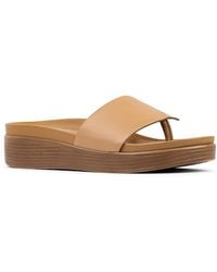 Donald J Pliner - Fifi Platform Demi Wedge Thong Sandals - Lyst