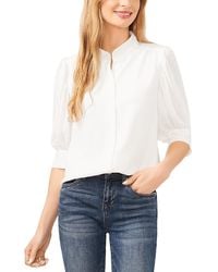 Cece - Collared Button Down Blouse - Lyst