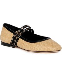 PAIGE - Jackson Buckled Flats - Lyst