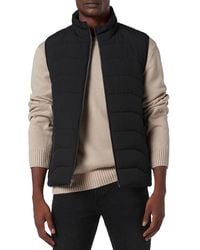 Andrew Marc - Garrick Stretch Water Resistant Quilted Puffer Vest - Lyst