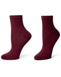 Hue - Sleek Lightweight Crew Socks - Lyst