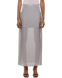 Helmut Lang - Fluid Maxi Skirt - Lyst