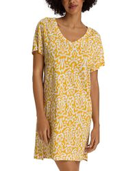 Hanro - Sleep & Lounge Cotton V Neck Nightgown - Lyst