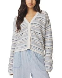 Splendid - Addison Stripe Cardigan Sweater - Lyst