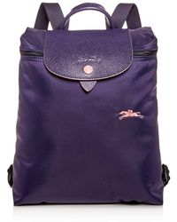 longchamp backpack purple