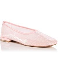 Aqua - Giana Embellished Flats - Lyst