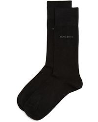 BOSS - Edward Solid Dress Socks - Lyst