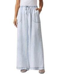 Splendid - Angie Drawstring Palazzo Pants - Lyst