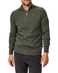 aubi - Pelham Zip Neck Sweater - Lyst