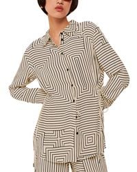 Whistles - Angled Stripes Shirt - Lyst