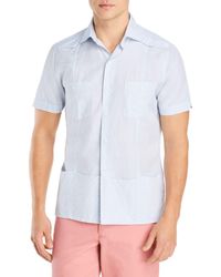 Sid Mashburn Guayabera Slim Fit Sport Shirt - Multicolour