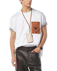 MCM - Monogram Patch Pocket T-Shirt - Lyst