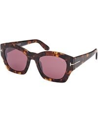 Tom Ford - Geometric Sunglasses, 52Mm - Lyst