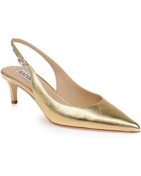 Badgley Mischka - Ruthie Ii Patent Leather Slingback Pumps - Lyst