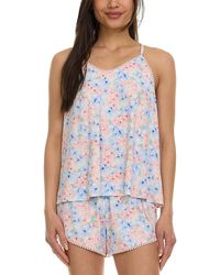 Flora Nikrooz - Petunia Printed Cami Short Knit Pajama Set - Lyst