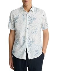 Vince - Short Sleeve French Placket Shirt - Lyst
