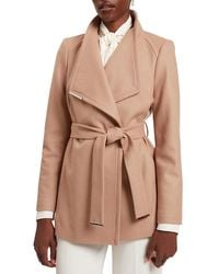 Ted Baker - Rosess Wool Blend Wrap Coat - Lyst