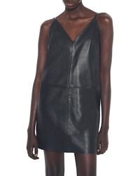 AS by DF - Ryder Upcycled Leather Dress - Lyst