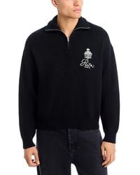 FRAME - Ritz Cashmere Half Zip Mock Neck Sweater - Lyst