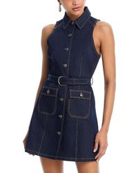 Cinq À Sept - Andree Denim Mini Dress - Lyst
