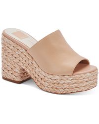 dolce vita giza knotted platform slides