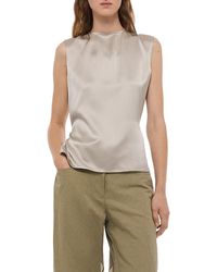 Helmut Lang - Silk Scarf Drape Top - Lyst
