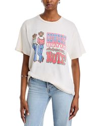 RE/DONE - Boyfriend Cowboy Butts Tee - Lyst