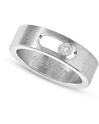 Messika - Diamond Move Titanium Small Ring - Lyst