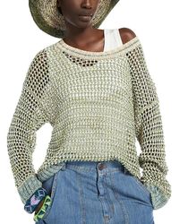 Weekend by Maxmara - 2 Liuto3 Open Knit Sweater - Lyst