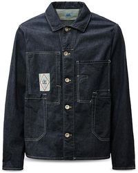 C.P. Company - C. P. Company Regular Fit Denim Chore Shirt Jacket - Lyst
