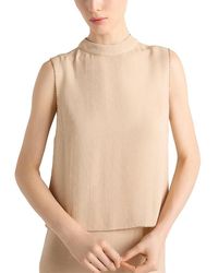 Prada - Triple Chiffon Top - Lyst