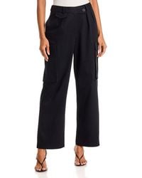 Aqua - Cotton Stretch Cargo Pants - Lyst