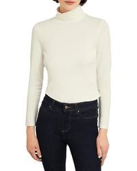 Hobbs - Mischa Roll Neck Top - Lyst