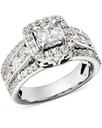 Bloomingdale's Diamond Princess - Cut Engagement Ring In 14k White Gold